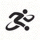 k1集团体育股份有限公司底部品牌logo - 橙色与深蓝色结合的简约图形标志